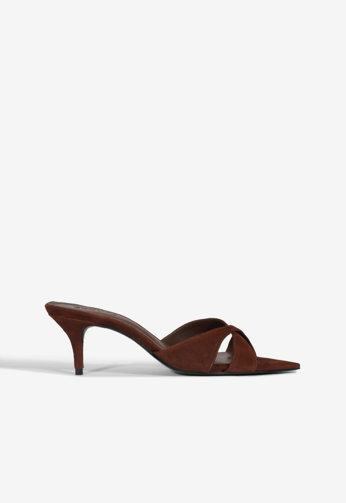 Hilda Leaf Mule Suede Sandal All-day Comfort