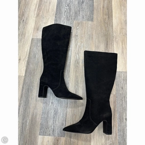 Boots Knee Heels By Steve Madden In Black, Size: 10 Protective Finish Winter Walker