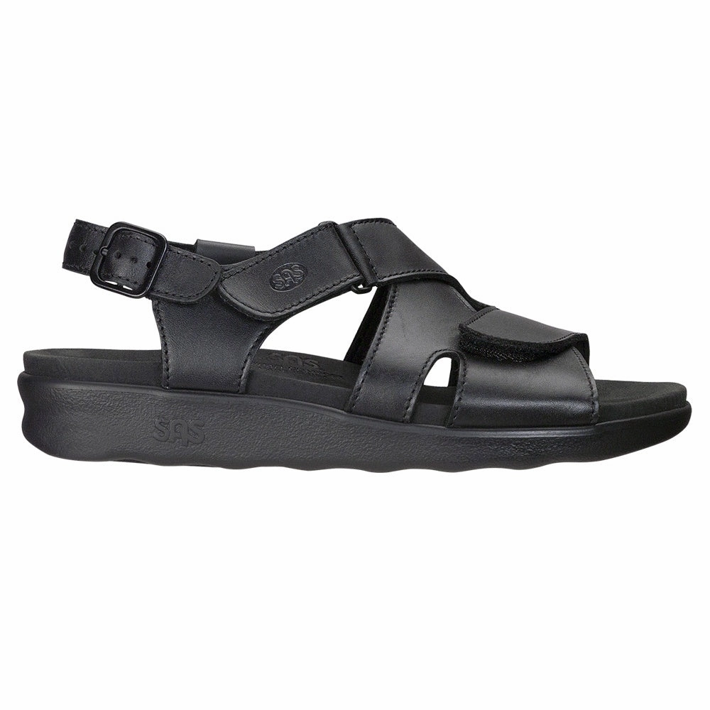 Huggy - Black Comfort Walk Shoes