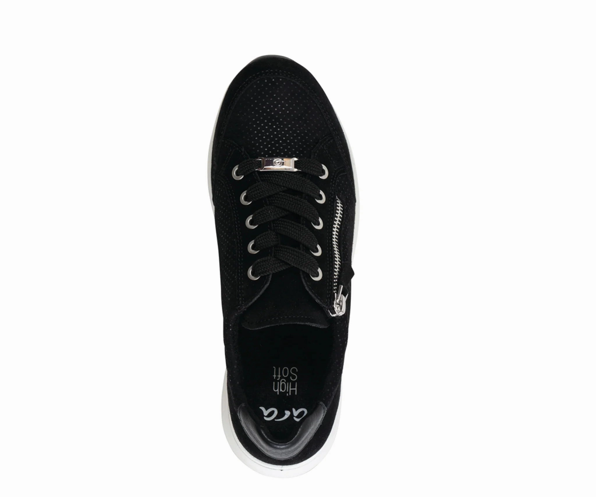 Oleanna Women's Zip Sneaker orthopedic Natural Fiber Lining