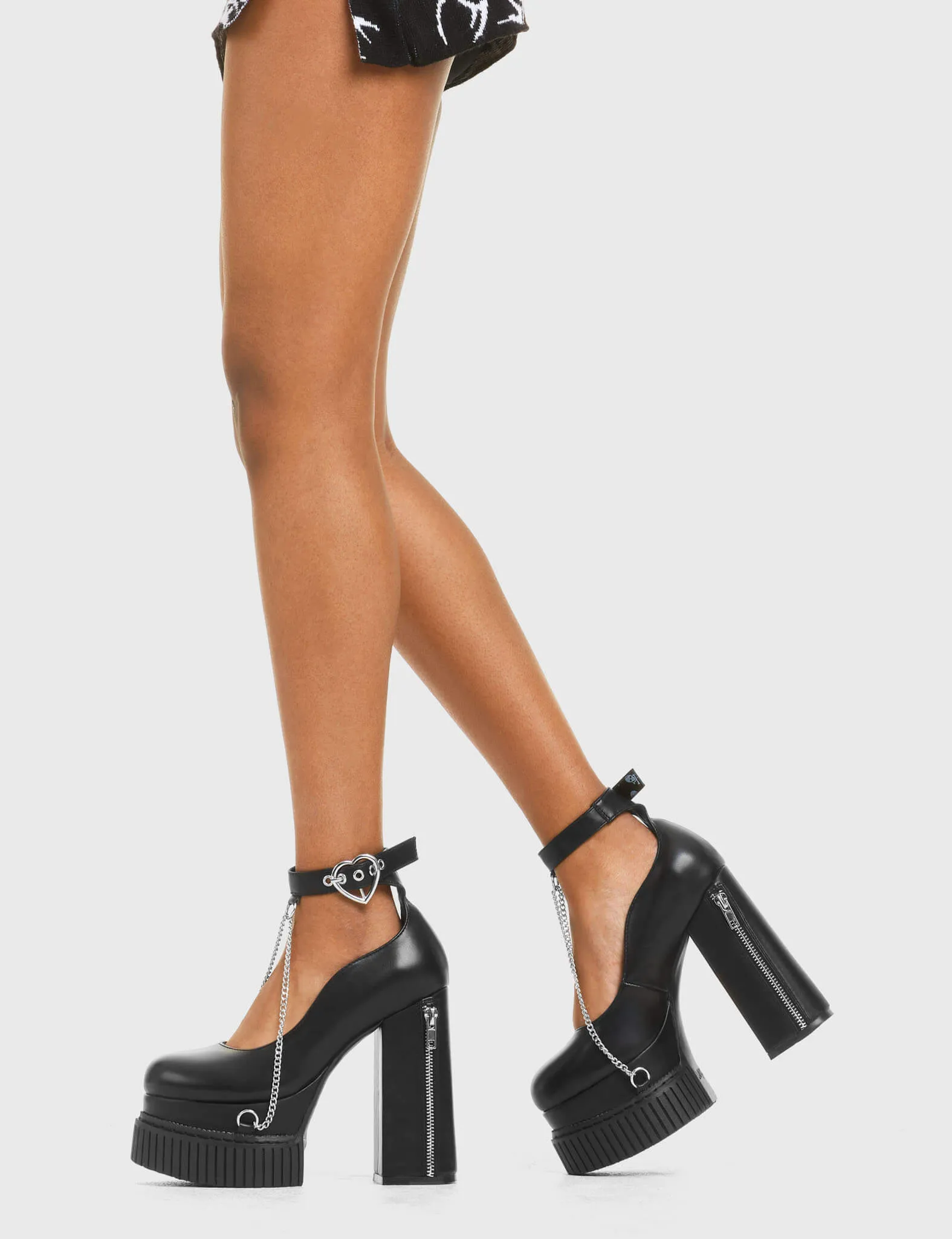 I Wanna Be Creeper Platform Heels