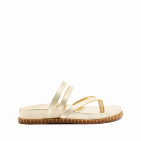 Mountain Strong Rania Sporty Metallic Leather Sandal