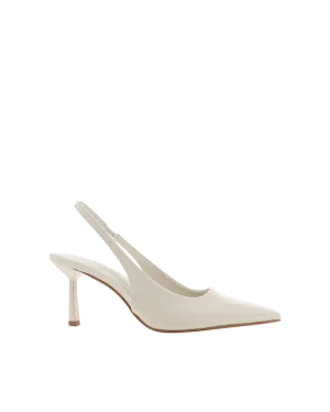 IDANA - BONE SAFFIANO SHINE Buckle Up Soft Touch