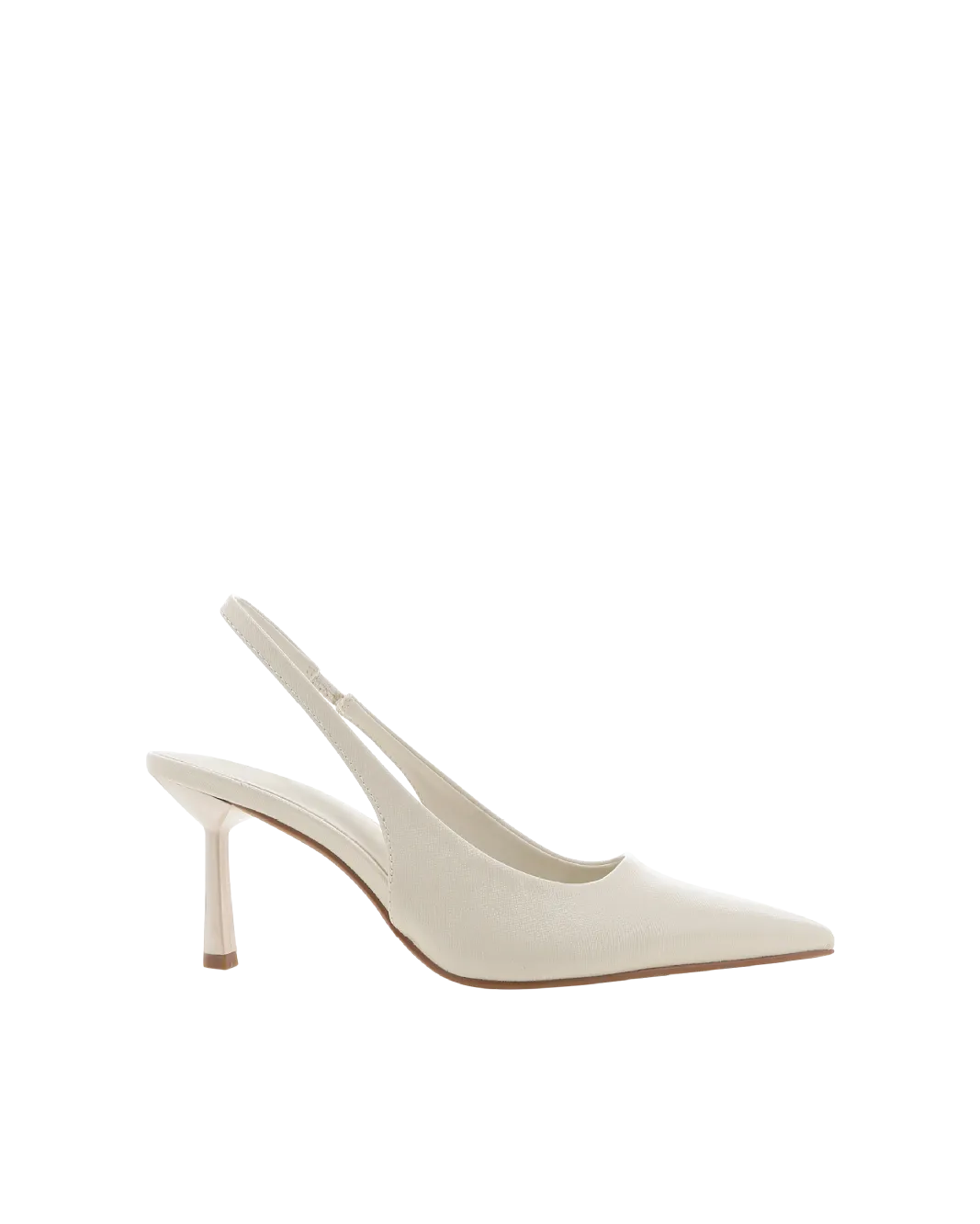 IDANA - BONE SAFFIANO SHINE Buckle Up Soft Touch