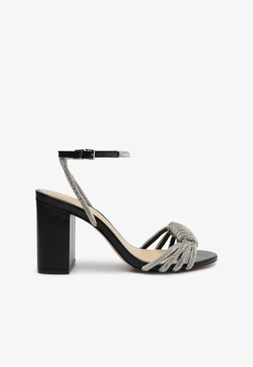 Jewell Block Leather Sandal Adult Ease