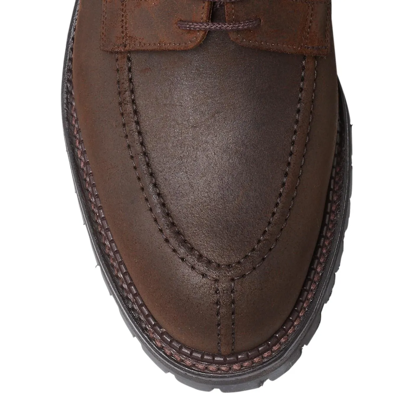 waterproof Fairy Step Denver Dark Brown Rough-Out Suede