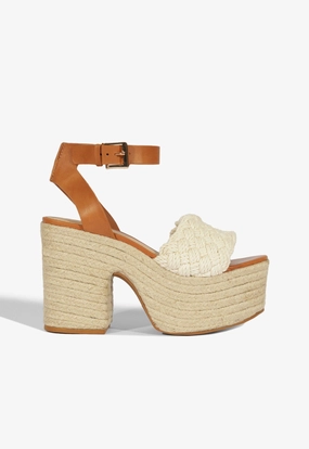 Isabel Platform Sandal Forest Path