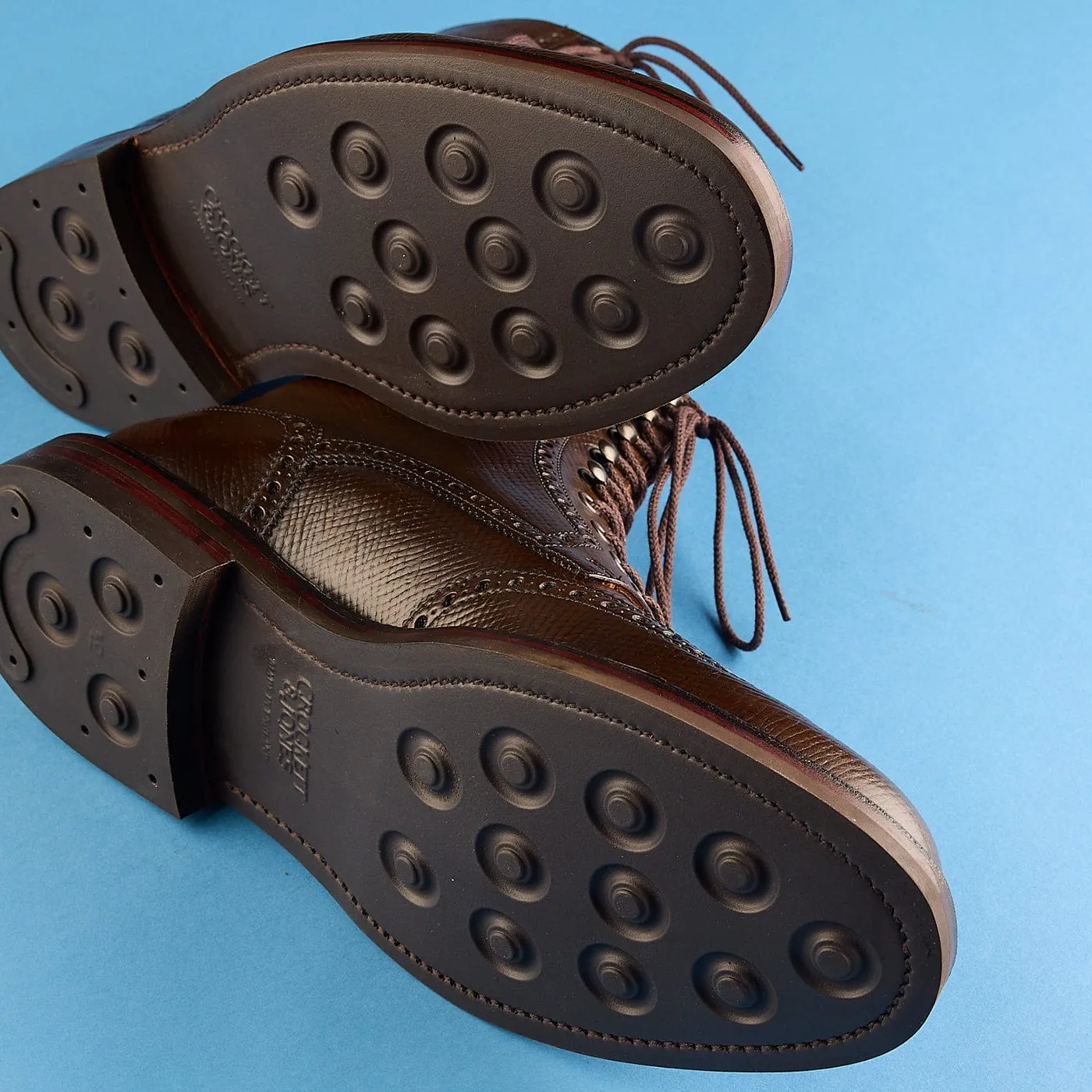 Islay Dark Brown Hatch Grain Cordovan Durable Fit