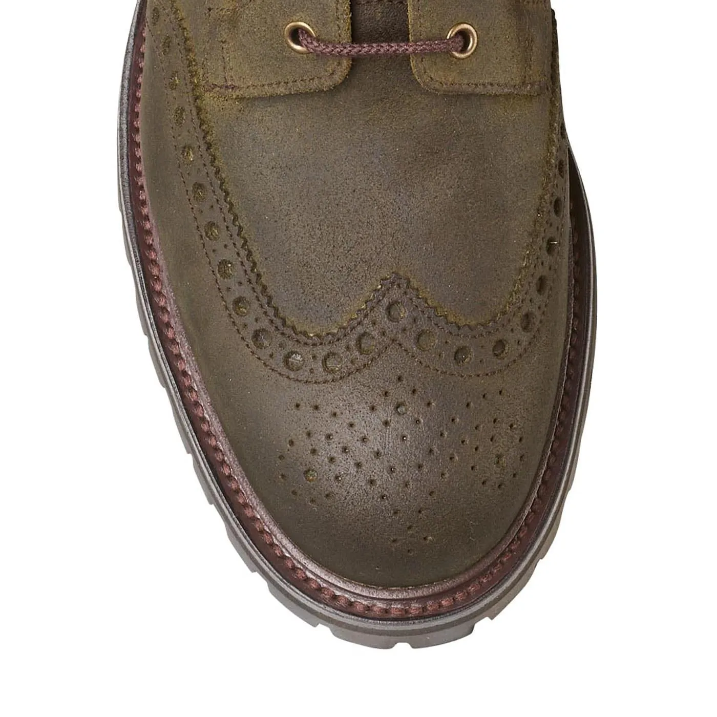 Eva Midsole heel cup Islay Green Rough-Out Suede