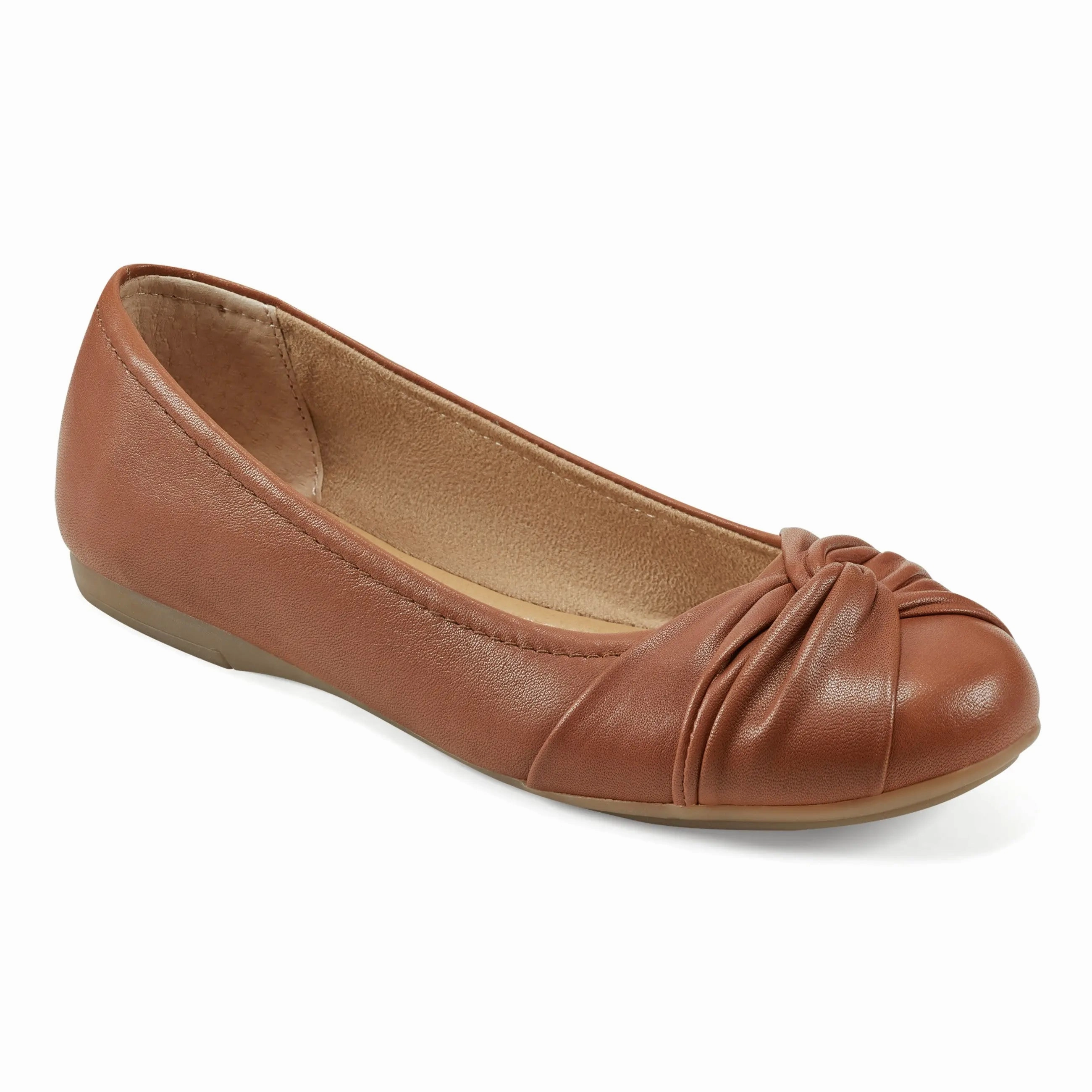 Jacci Lightweight Round Toe Slip-on Dress Flats Odor Resistant Elegant
