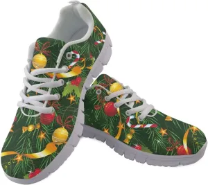 Jeiento Christmas Shoes for Women Running Sneaker Lightweight Walking Jogging Sports Shoes