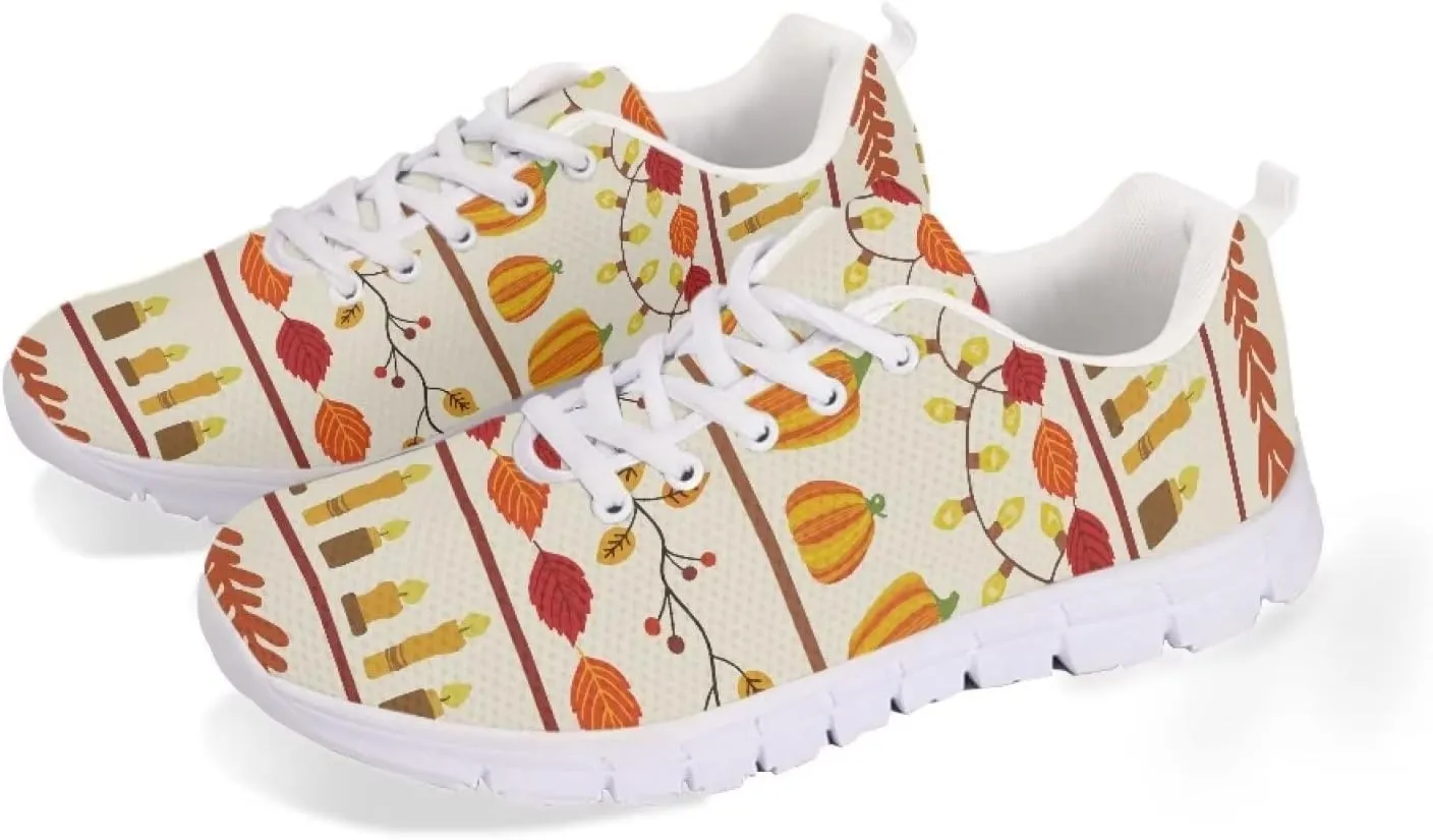 Jeiento Christmas Shoes for Women Running Sneaker Lightweight Walking Jogging Sports Shoes