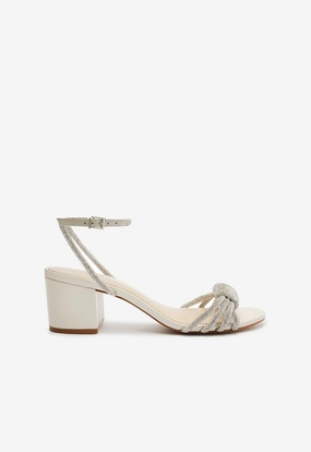 Jewell Mid Block Leather Sandal Love Glow Arch Support Wellness Seekers