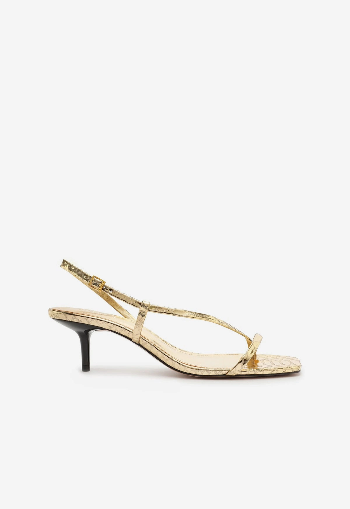 Feather Light Cold Weather Heloise Metallic Leather Sandal