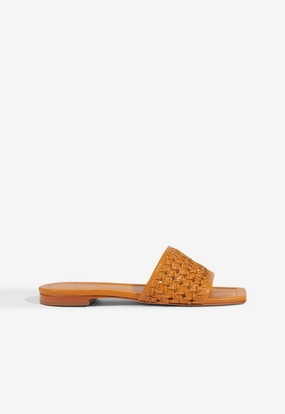 Juliet Leather Flat Sandal Comfort arch