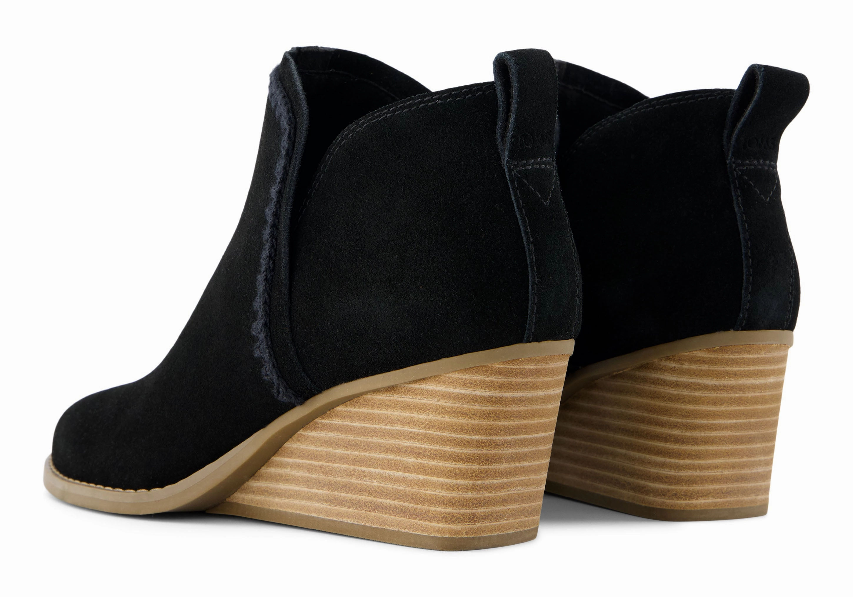 Kaia Ankle Boot - Black Suede Leather Upper