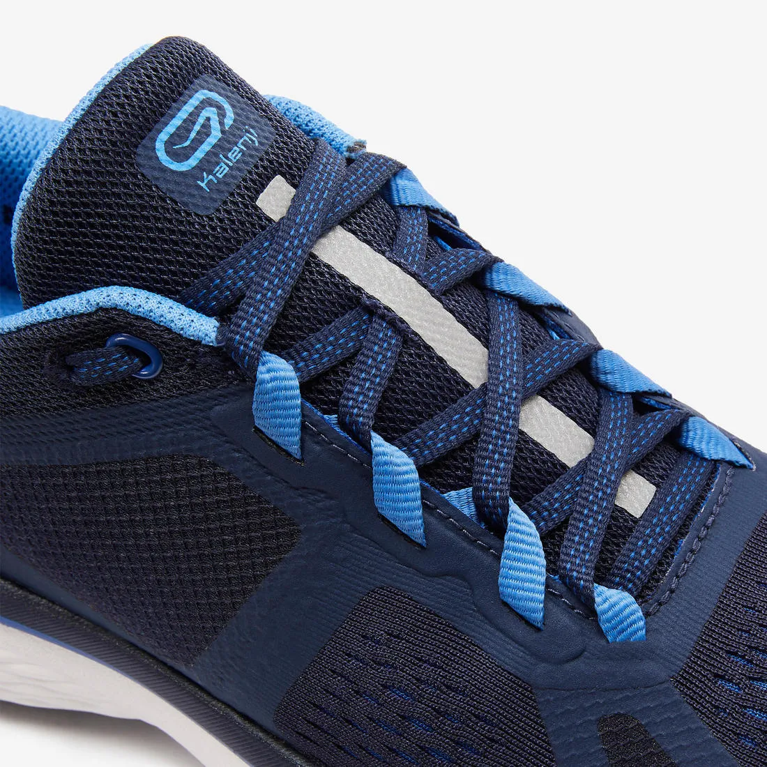 KALENJI RUN SUPPORT CONTROL WOMEN'S RUNNING SHOES - NAVY