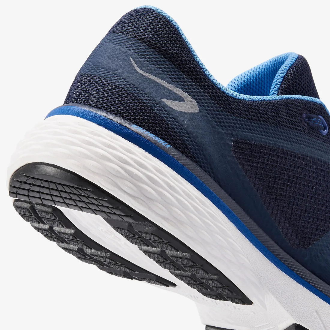 KALENJI RUN SUPPORT CONTROL WOMEN'S RUNNING SHOES - NAVY