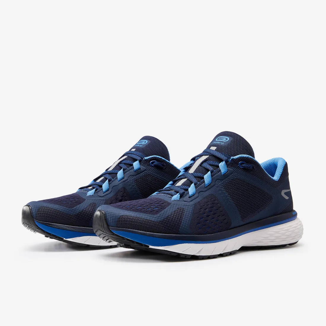KALENJI RUN SUPPORT CONTROL WOMEN'S RUNNING SHOES - NAVY
