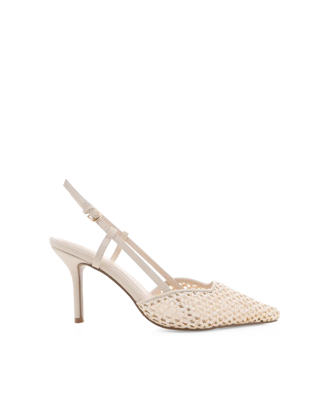KAMERON - CREAM RAFFIA Stylish Pumps Birthday Glow