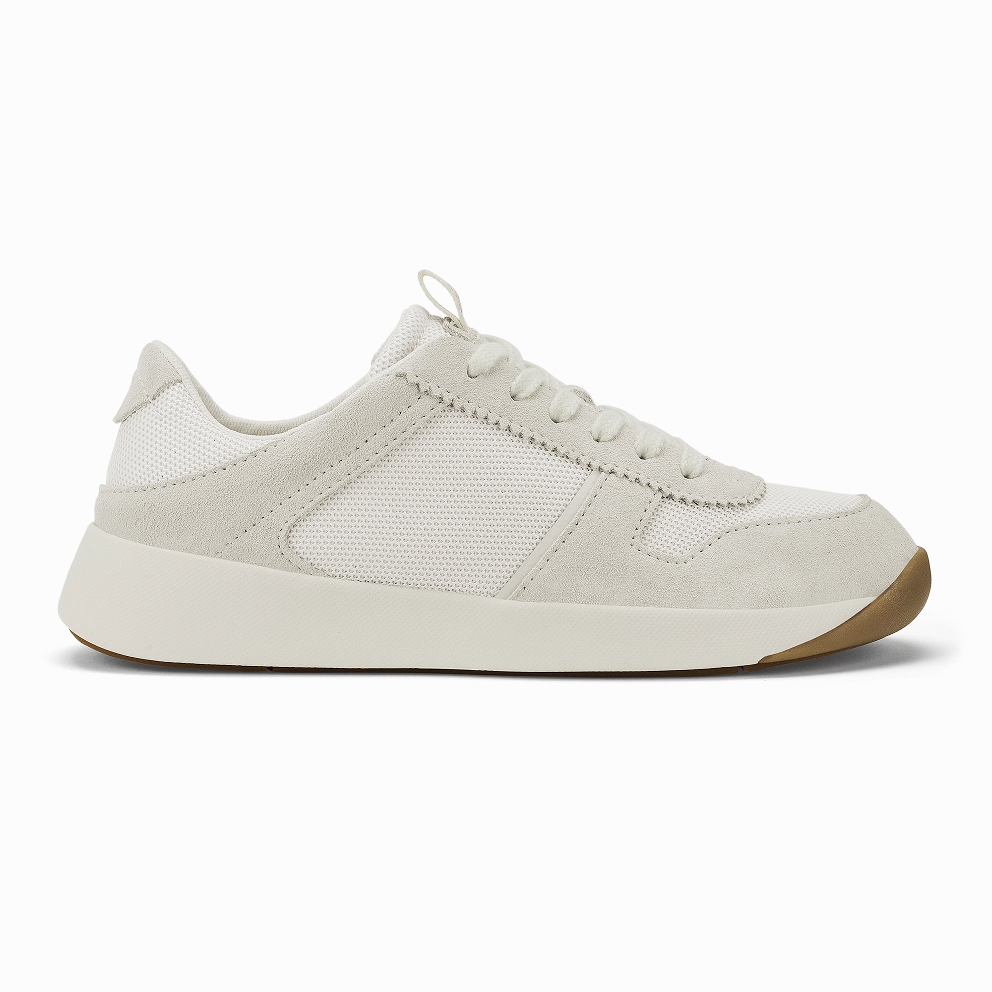 Kaulele Mesh - Tapa / White Sand Ventilated Mesh Long Distance Leather