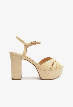 Green Core Keefa Raffia Sandal