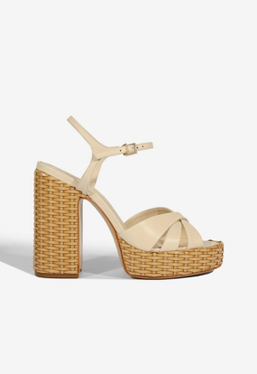 Keefa Straw Sandal Shock Diffusing Plate Global Cool