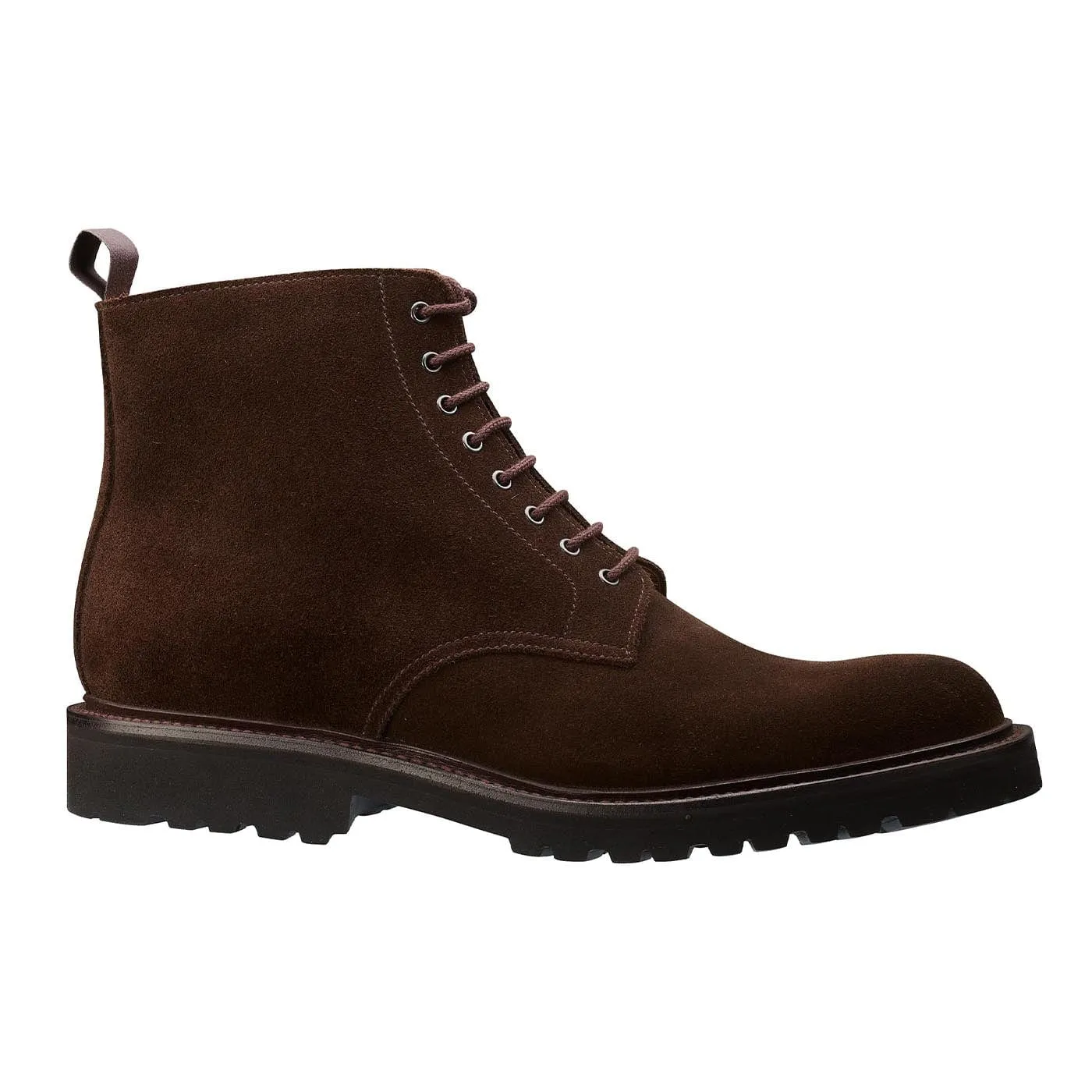 Comfortable interior Reflective accents Kelso Dark Brown Suede