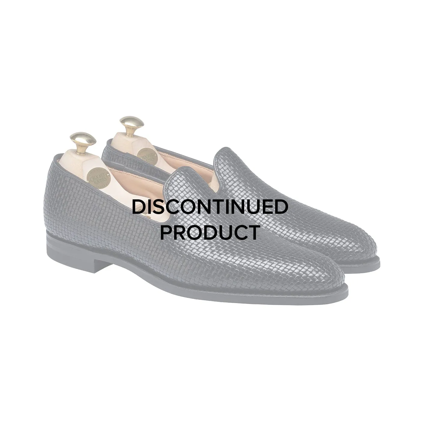 Kensington Black Woven Calf Comfort collar