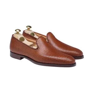 Kensington Tan Woven Calf Silk Feel Reinforced Seams