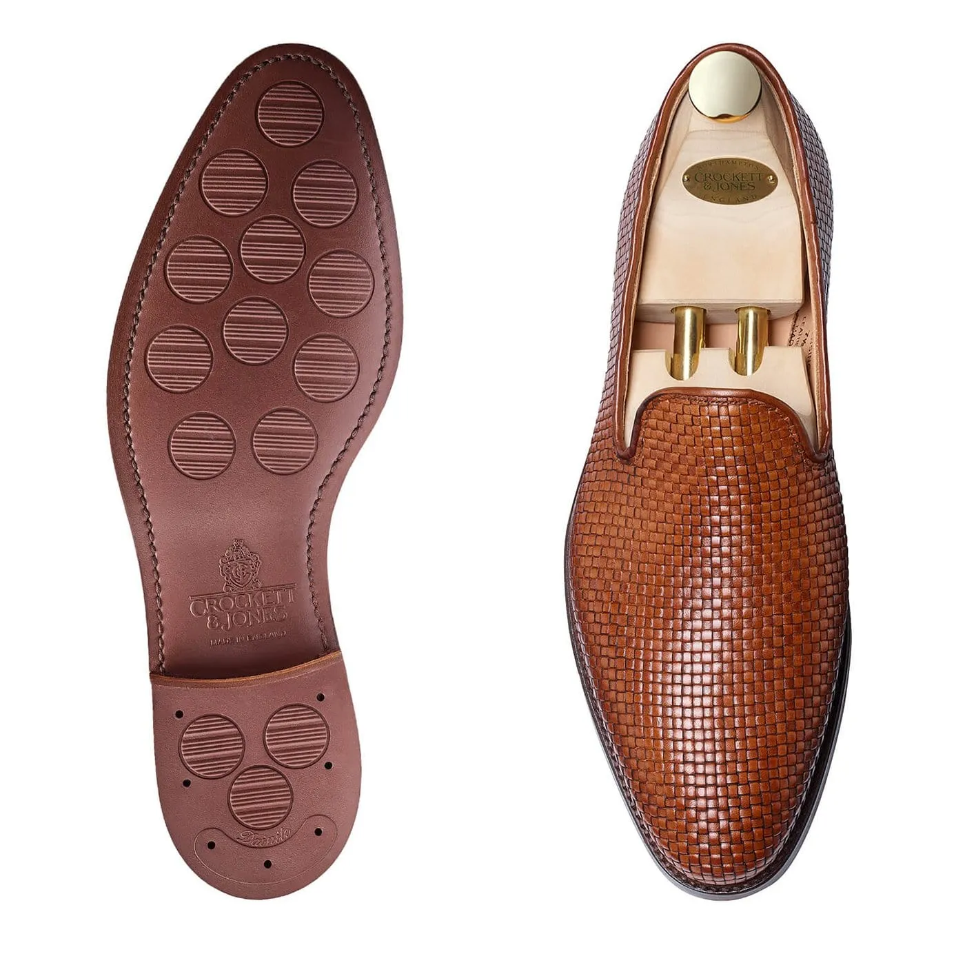 Linen Air Kensington Tan Woven Calf