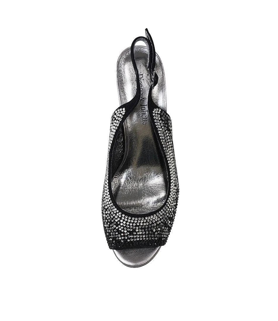 Kerry New Black Leather Heels