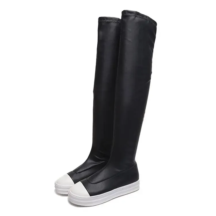 Khari Platform Sock Glove Sneaker Boots