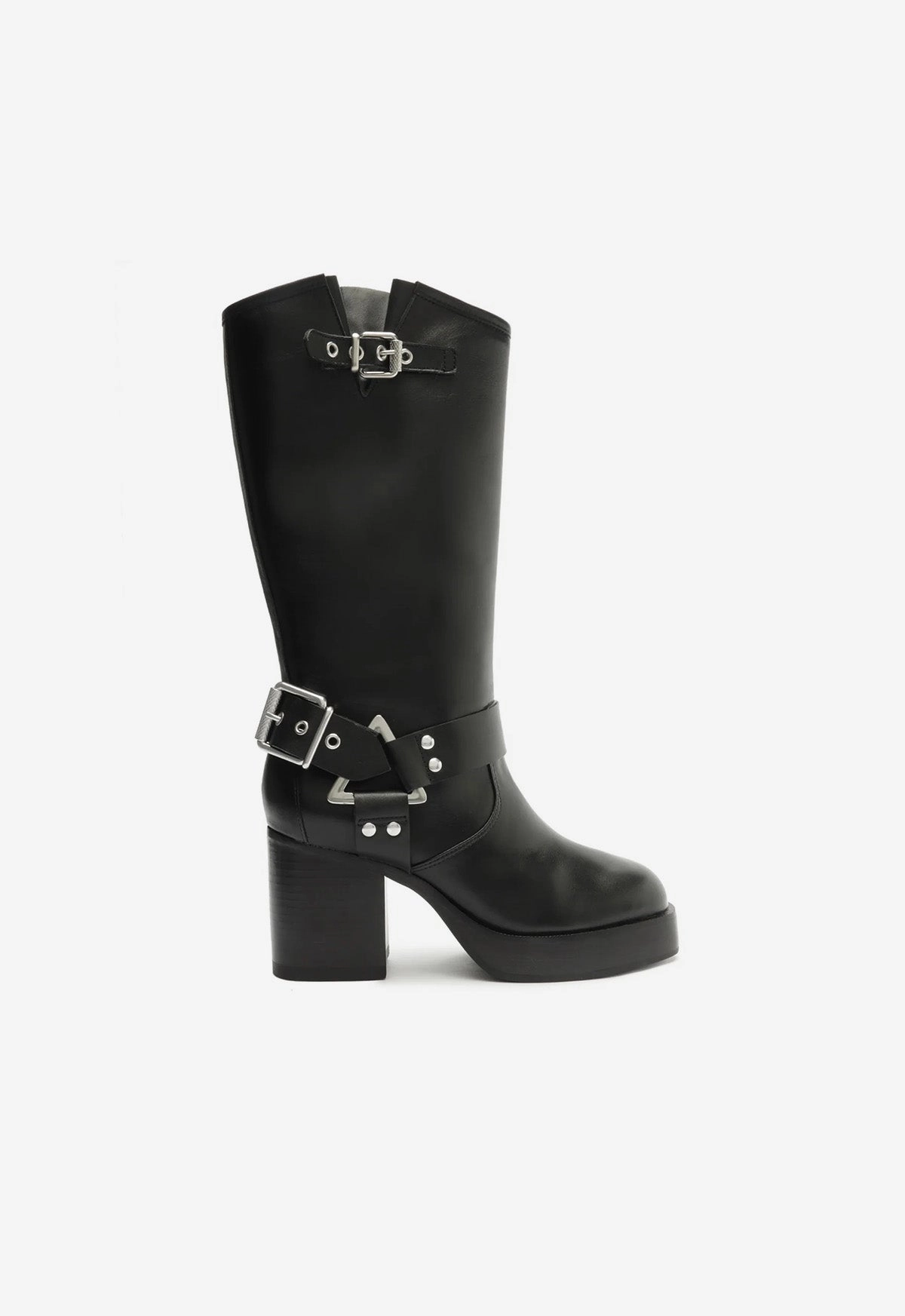 Kiara Block Atanado Leather Boot Breathable Upper Path Free
