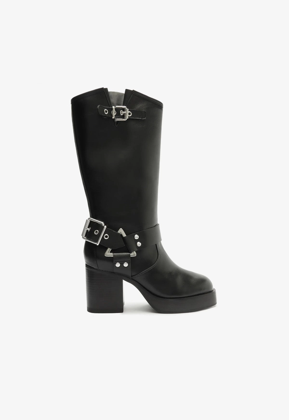 Orthopedic Foam Core Flex Kiara Block Atanado Leather Boot
