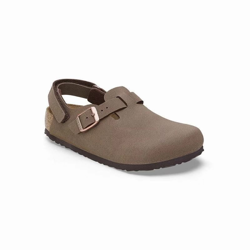 Warm Season Slides Kid's Preschool Toki H&L Narrow Mocha Birkibuc