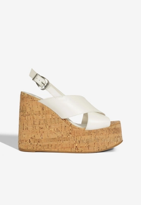 Wave Flow Moon Tone Jennifer Wedge Sandal