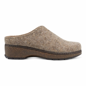 Kolia Round Toe Slip-on Casual Clogs Stitched Detailing