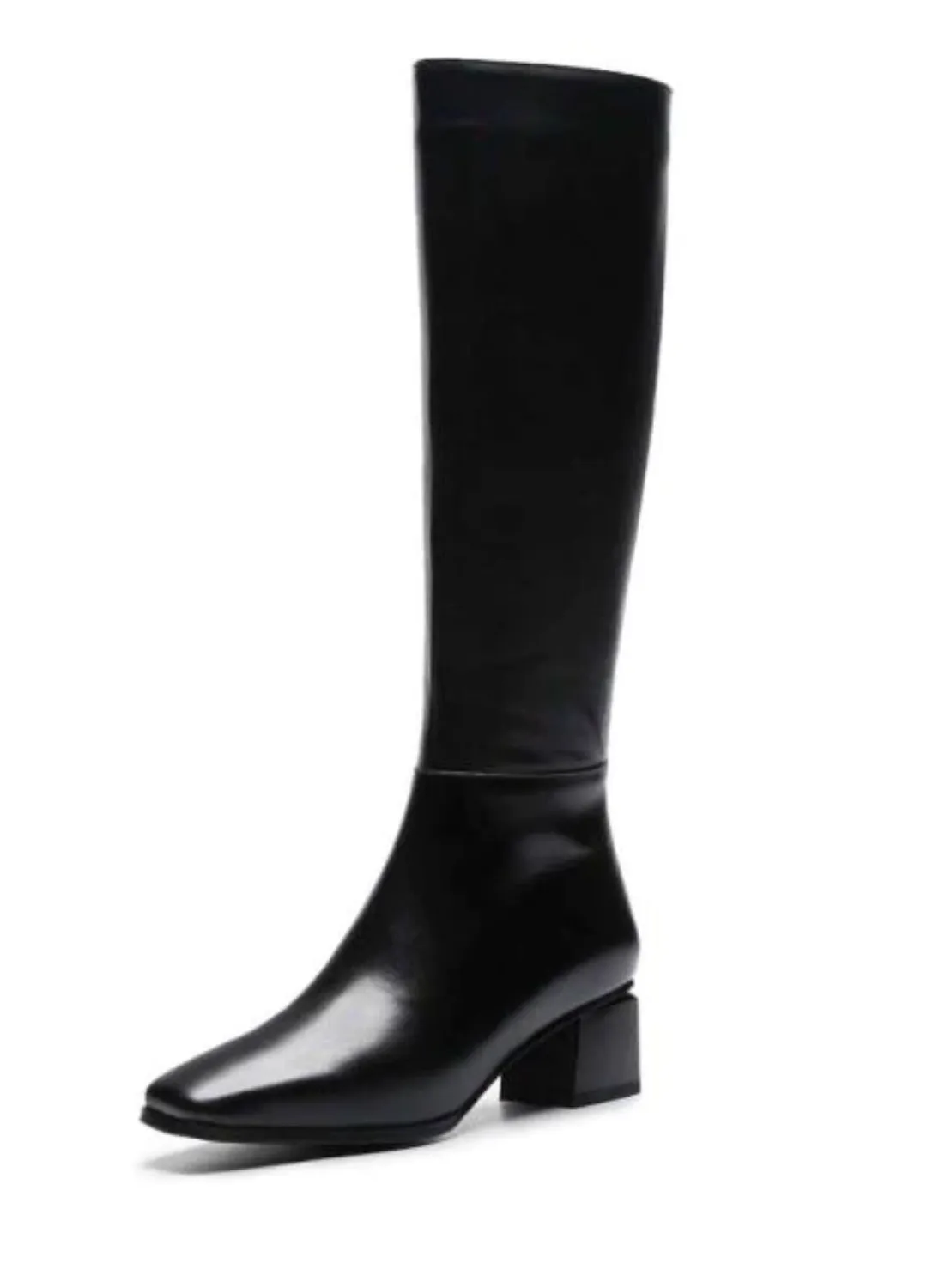 Kumail Women's High Quality Leather Knee High Boots