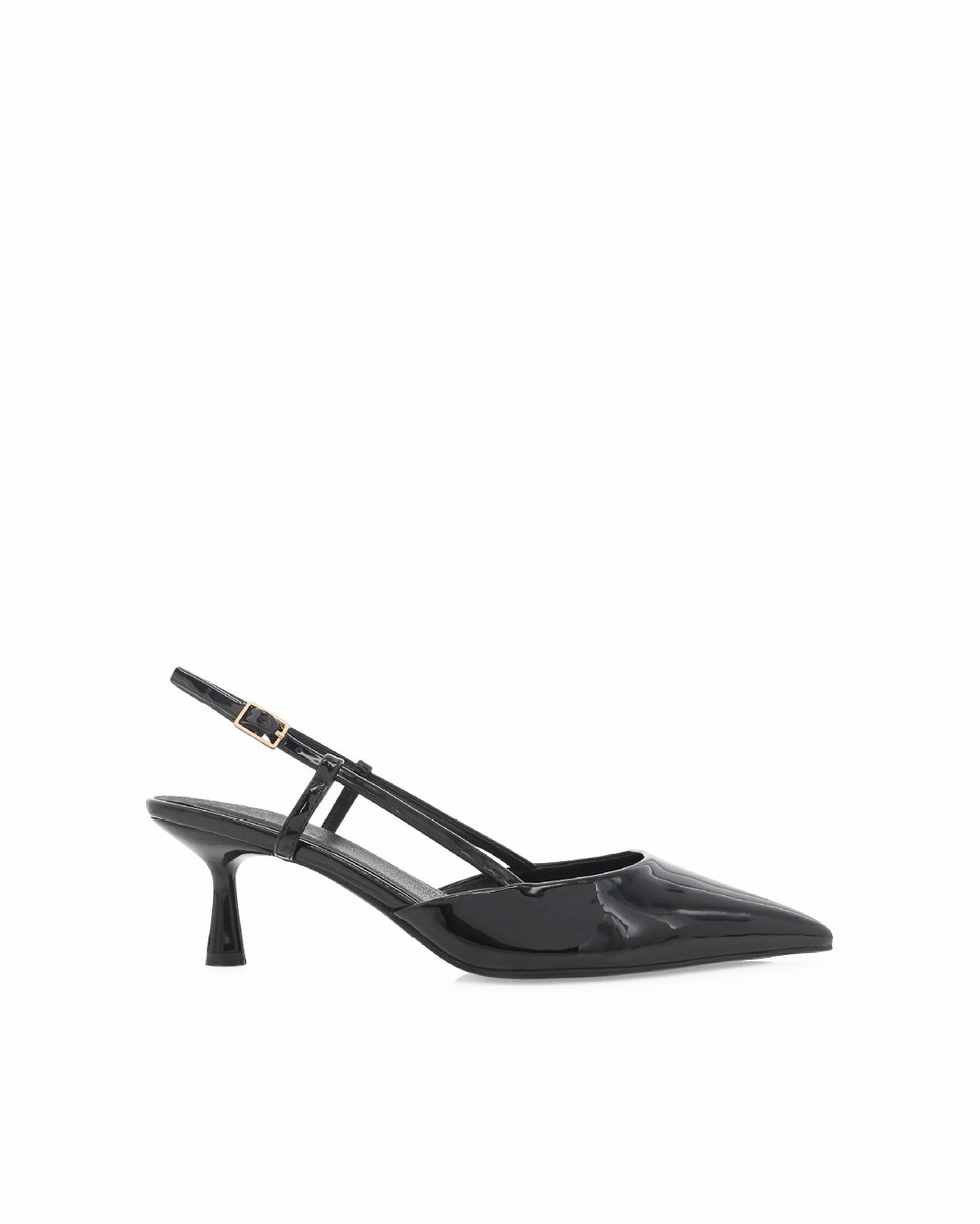 KYRIE - BLACK PATENT Square Toe Iconic Comfort