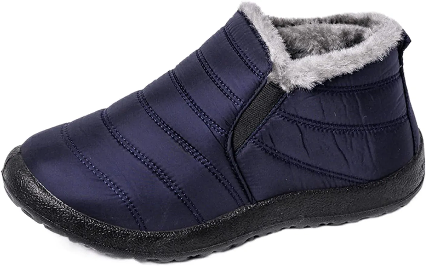 Ladmiple Winter Boots For Women Waterproof Snow Cute Ankle Booties Warm Fur Lined Outdoor Comfortable Walking Shoes