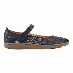 Lady Perforated Slip-On Ballet Flat Wood Path Park Picnic