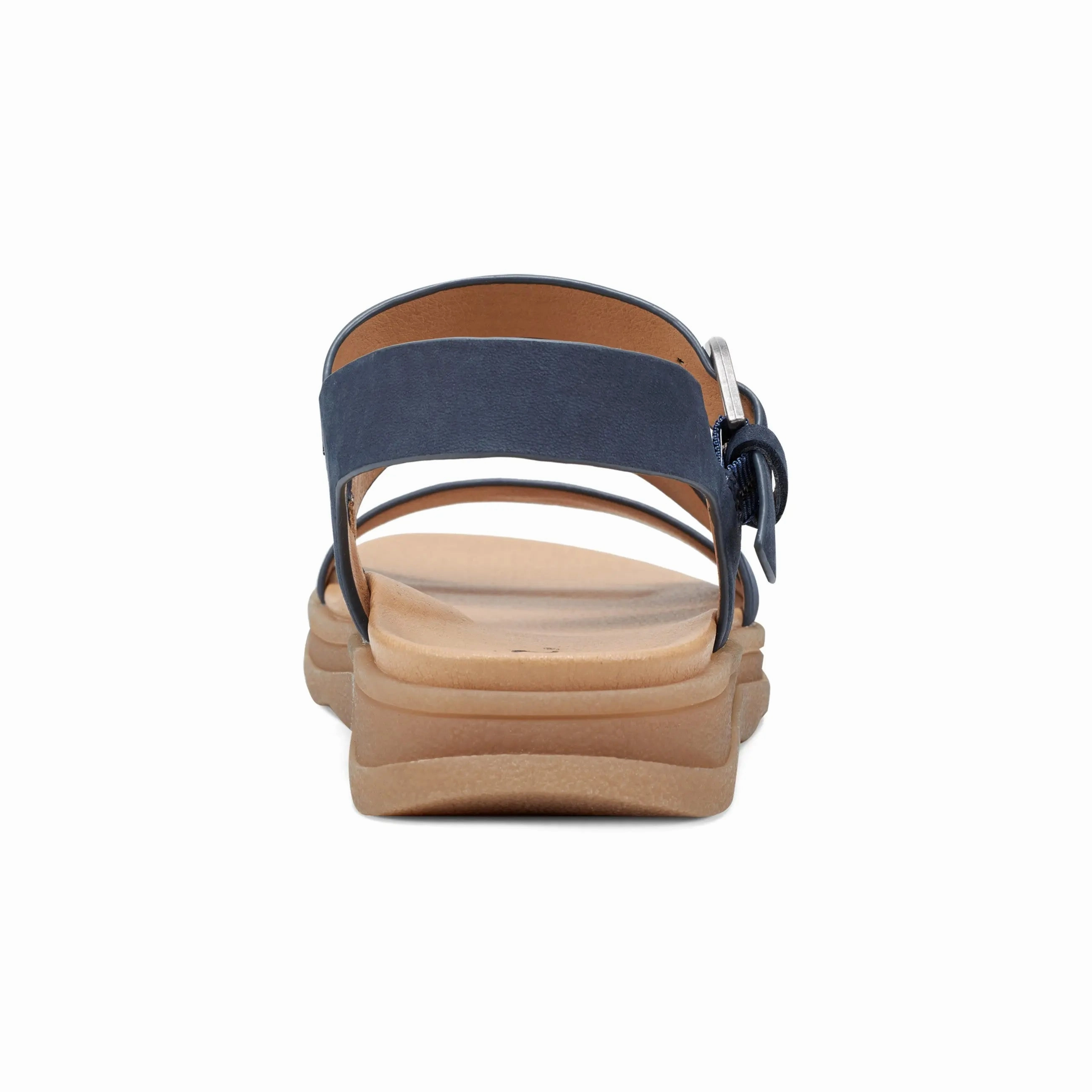 Removable Footbed Lainey Casual Strappy Round Toe Flat Sandals