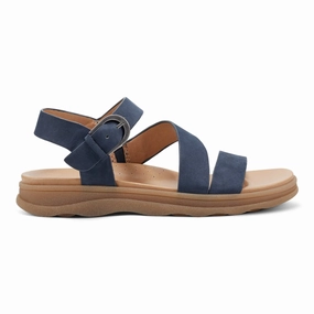 Bead Edge Lainey Casual Strappy Round Toe Flat Sandals