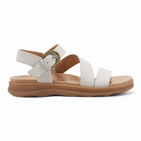 Vegan Synthetic Leather Travel-Friendly Shoes Lainey Casual Strappy Round Toe Flat Sandals