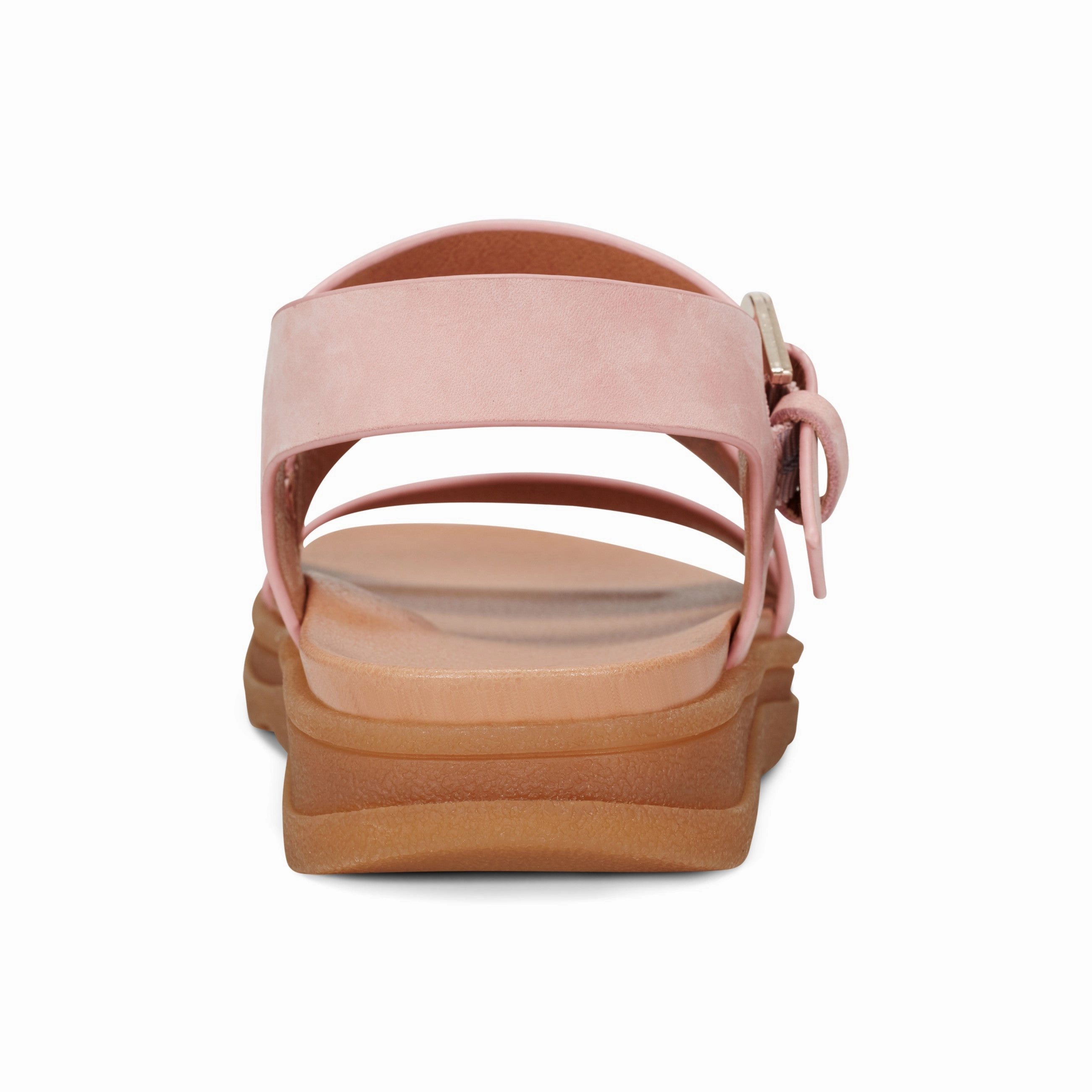 Lightweight EVA Reinforced Stitch Bonding Lainey Casual Strappy Round Toe Flat Sandals