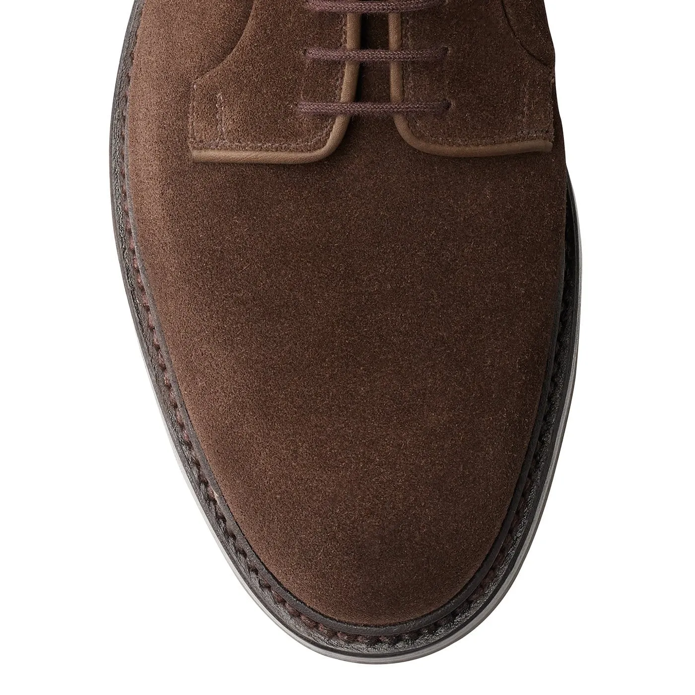 Lanark 3 Dark Brown Suede Work Minimalist Aesthetic Design