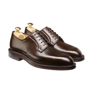 Agile Fit School Day Lanark 5 Dark Brown Hatch Grain Cordovan