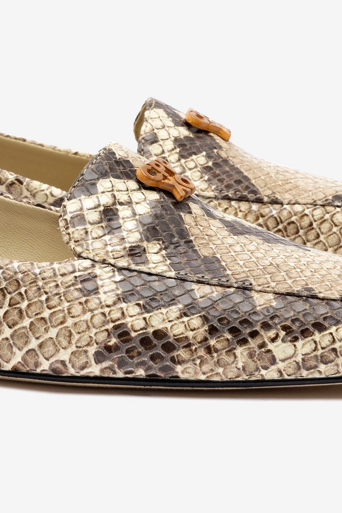 Larroud?? x CPPXO Loafer In Neutral Snake Leather Jog Glow Rain Drop