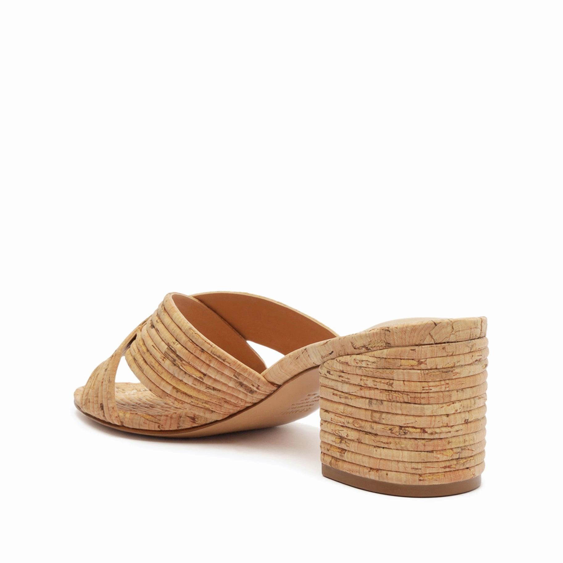 Latifah Mule Cork Sandal City Edge